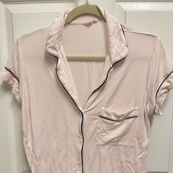 Eberjey Pink Pajama Top - Picture 2 of 9